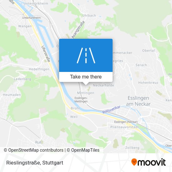 Rieslingstraße map