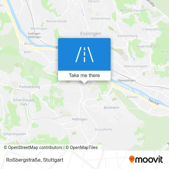 Карта Roßbergstraße