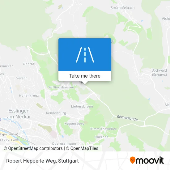 Карта Robert Hepperle Weg