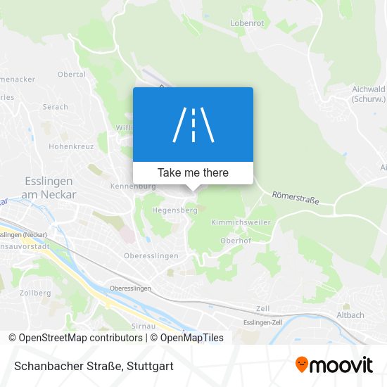 Schanbacher Straße map