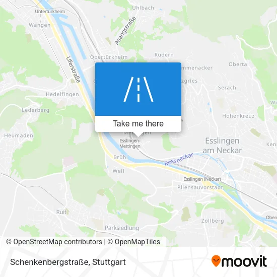 Карта Schenkenbergstraße