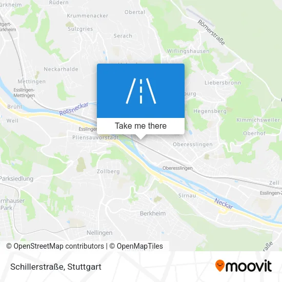 Карта Schillerstraße