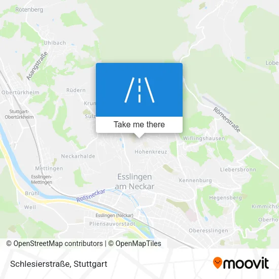 Карта Schlesierstraße