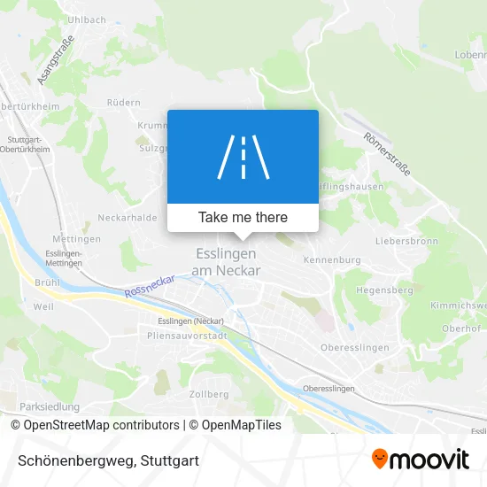 Карта Schönenbergweg