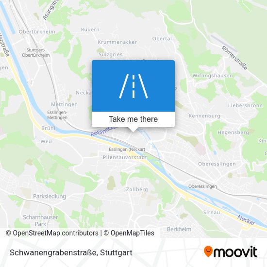 Schwanengrabenstraße map