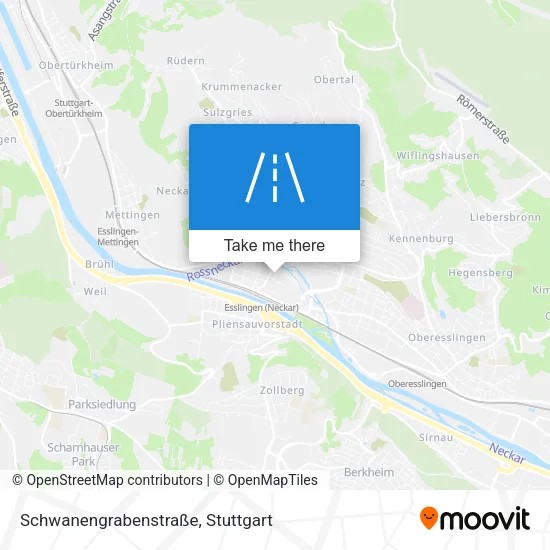 Карта Schwanengrabenstraße