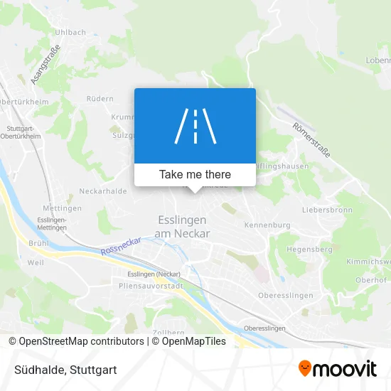 Карта Südhalde
