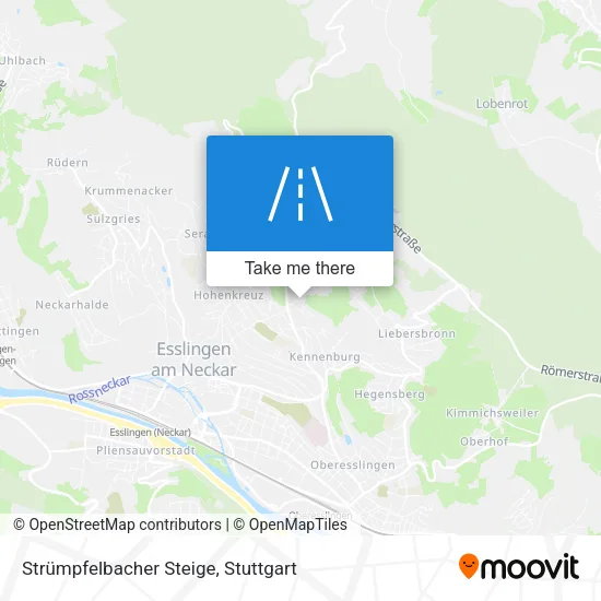 Карта Strümpfelbacher Steige