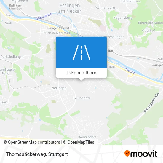 Карта Thomasäckerweg