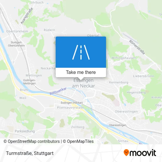 Карта Turmstraße