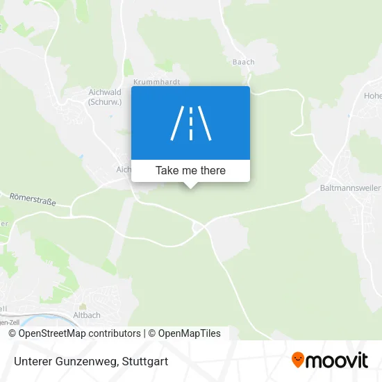 Карта Unterer Gunzenweg