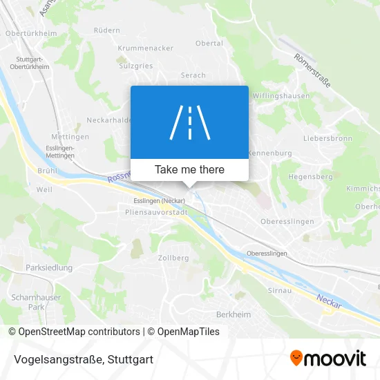 Карта Vogelsangstraße