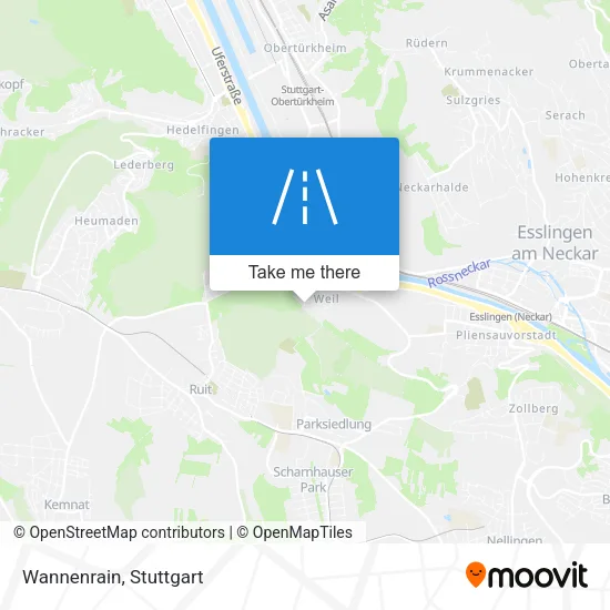 Карта Wannenrain