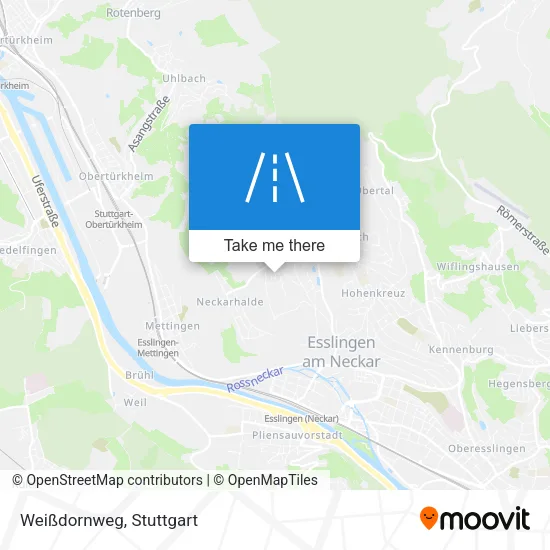 Карта Weißdornweg