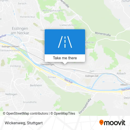 Wickenweg map
