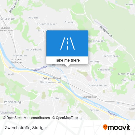 Карта Zwerchstraße