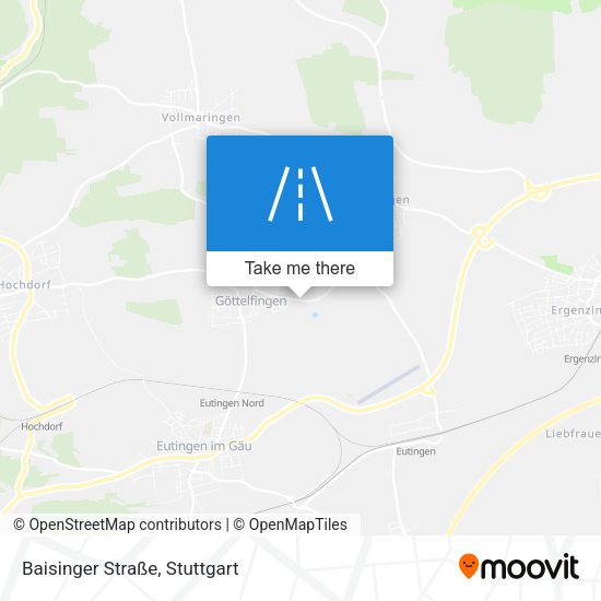 Baisinger Straße map