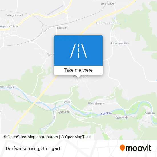 Карта Dorfwiesenweg