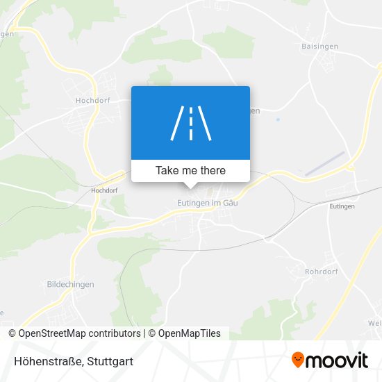 Höhenstraße map