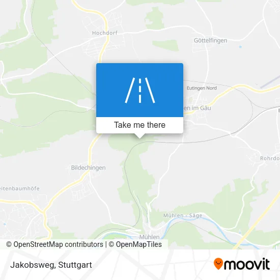 Карта Jakobsweg