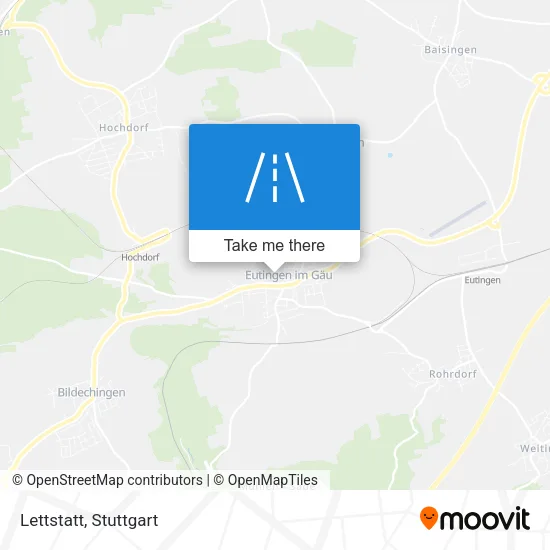 Карта Lettstatt