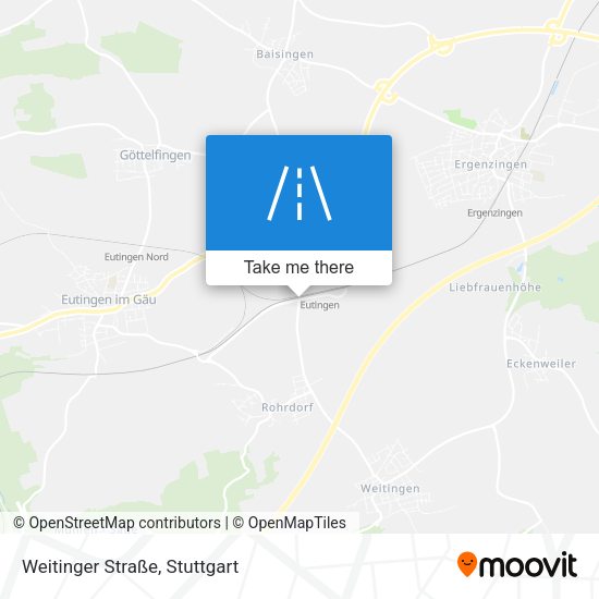 Weitinger Straße map