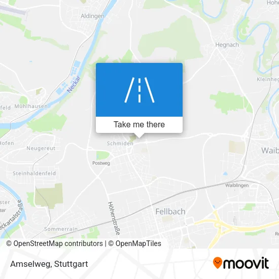 Карта Amselweg