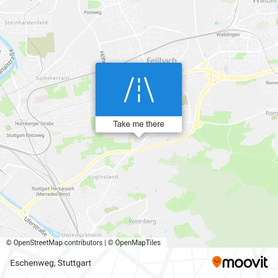 Eschenweg map