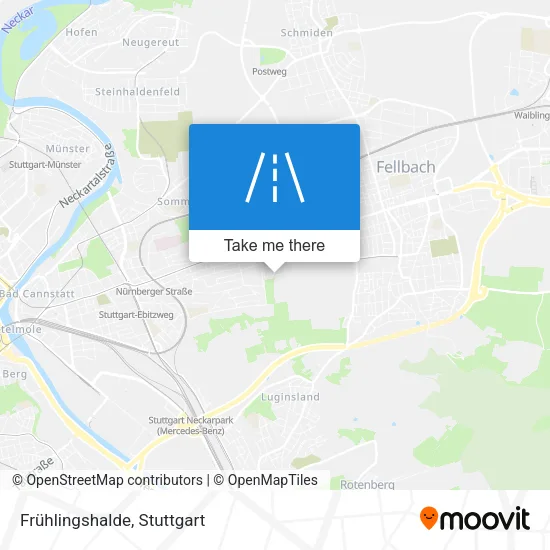 Карта Frühlingshalde