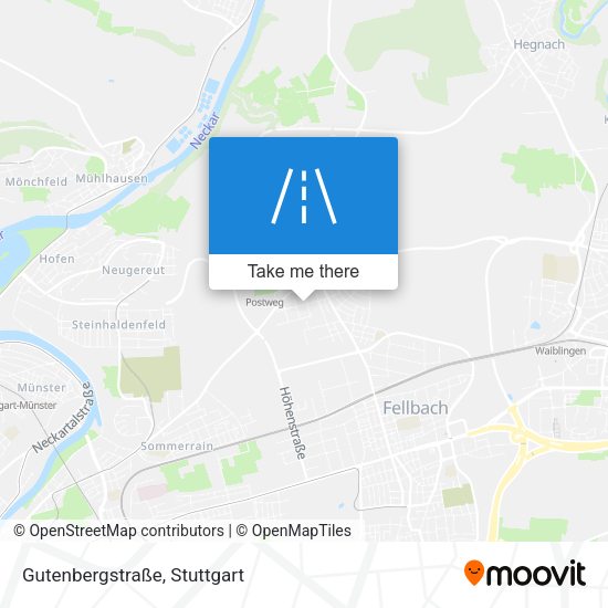 Gutenbergstraße map