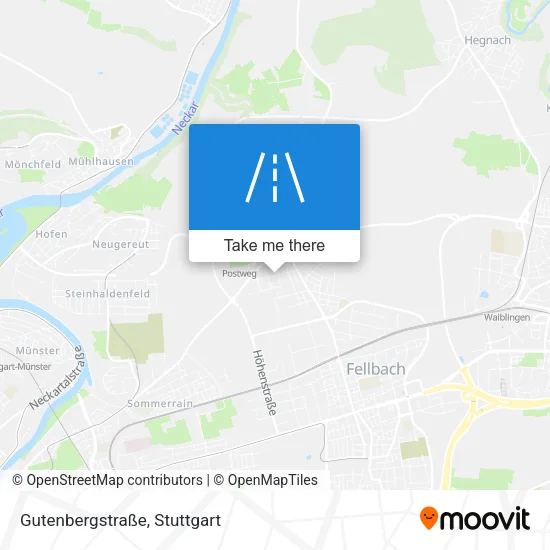 Gutenbergstraße map