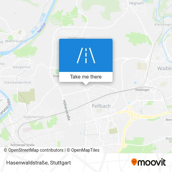 Карта Hasenwaldstraße