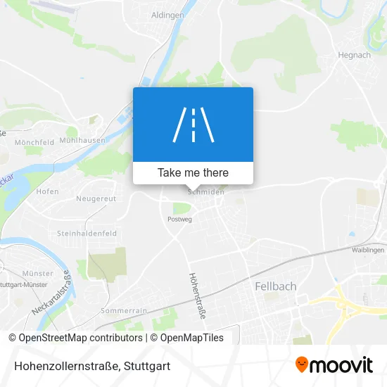 Карта Hohenzollernstraße