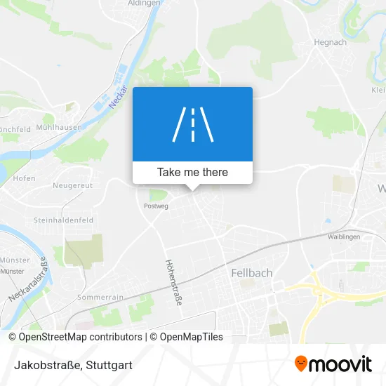 Карта Jakobstraße
