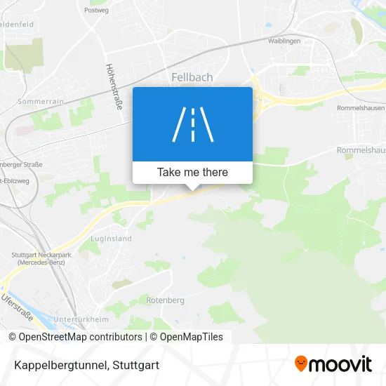 Карта Kappelbergtunnel