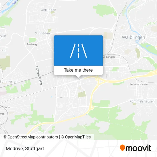 Карта Mcdrive
