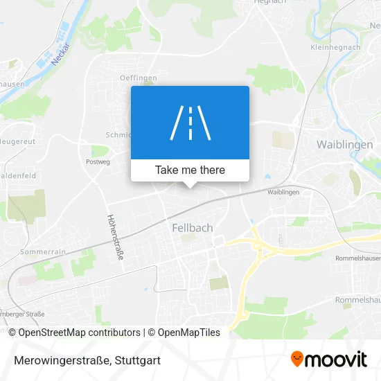 Карта Merowingerstraße