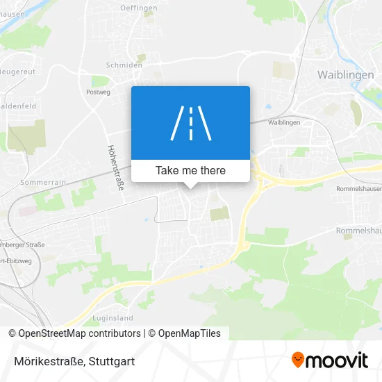 Карта Mörikestraße