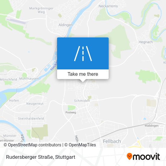 Карта Rudersberger Straße