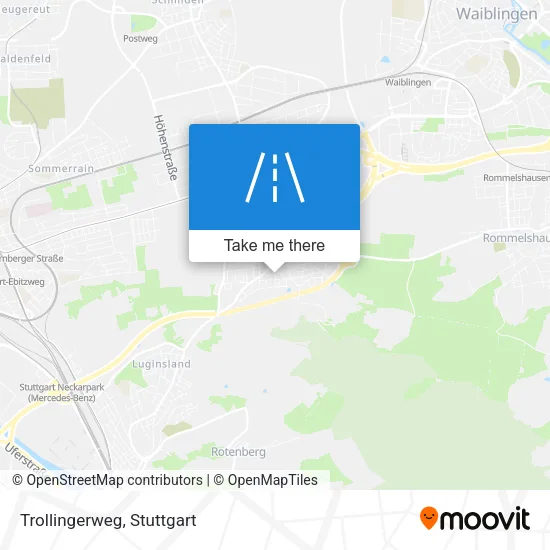 Карта Trollingerweg