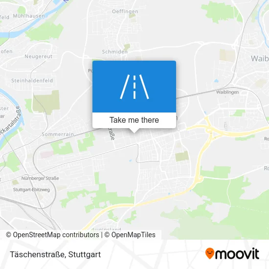 Карта Täschenstraße