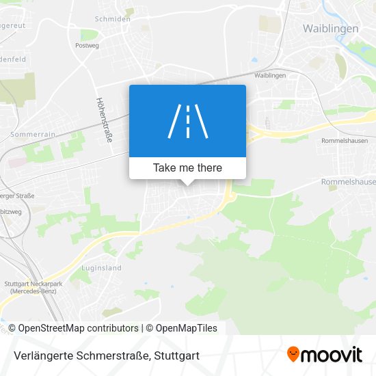 Карта Verlängerte Schmerstraße