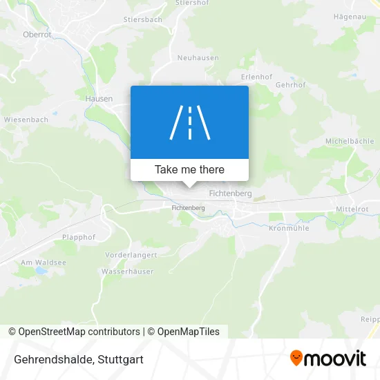 Карта Gehrendshalde