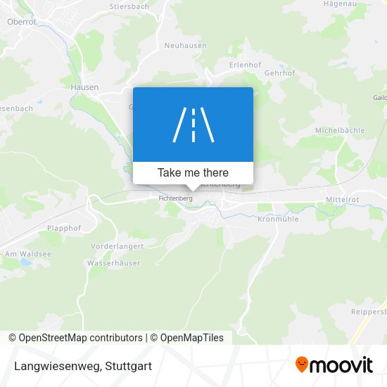 Langwiesenweg map