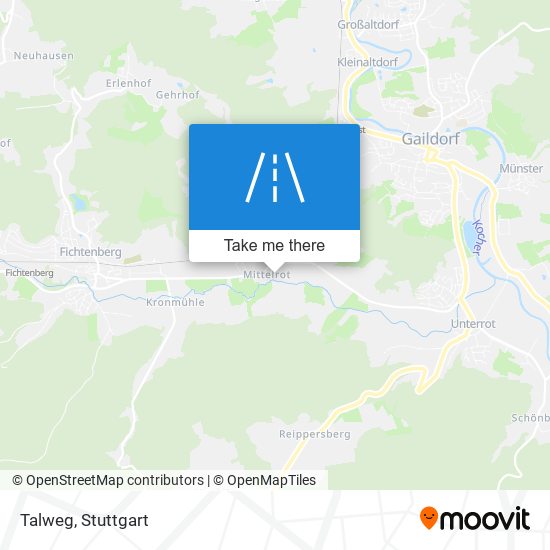 Talweg map