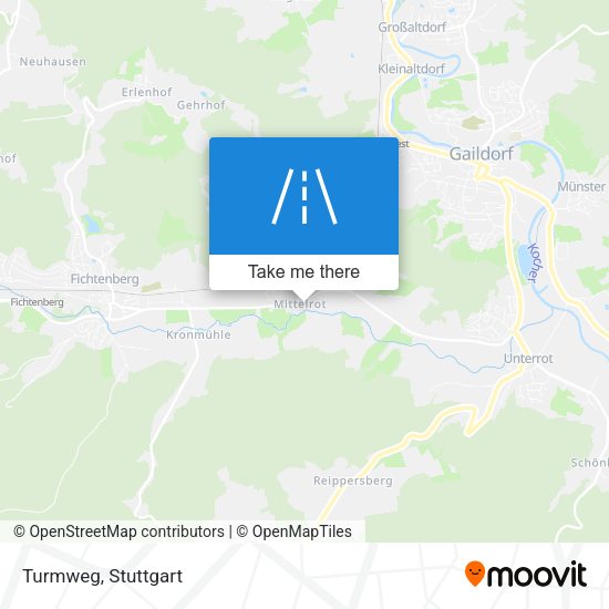Карта Turmweg