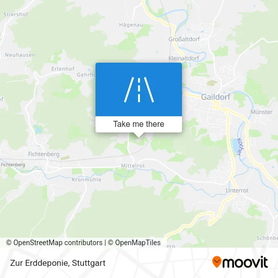 Карта Zur Erddeponie