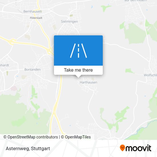 Карта Asternweg