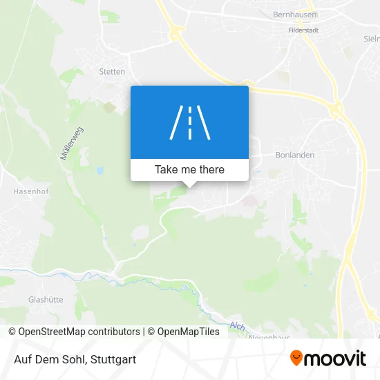 Карта Auf Dem Sohl