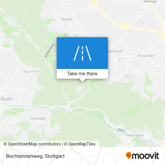 Карта Bechtenrainweg